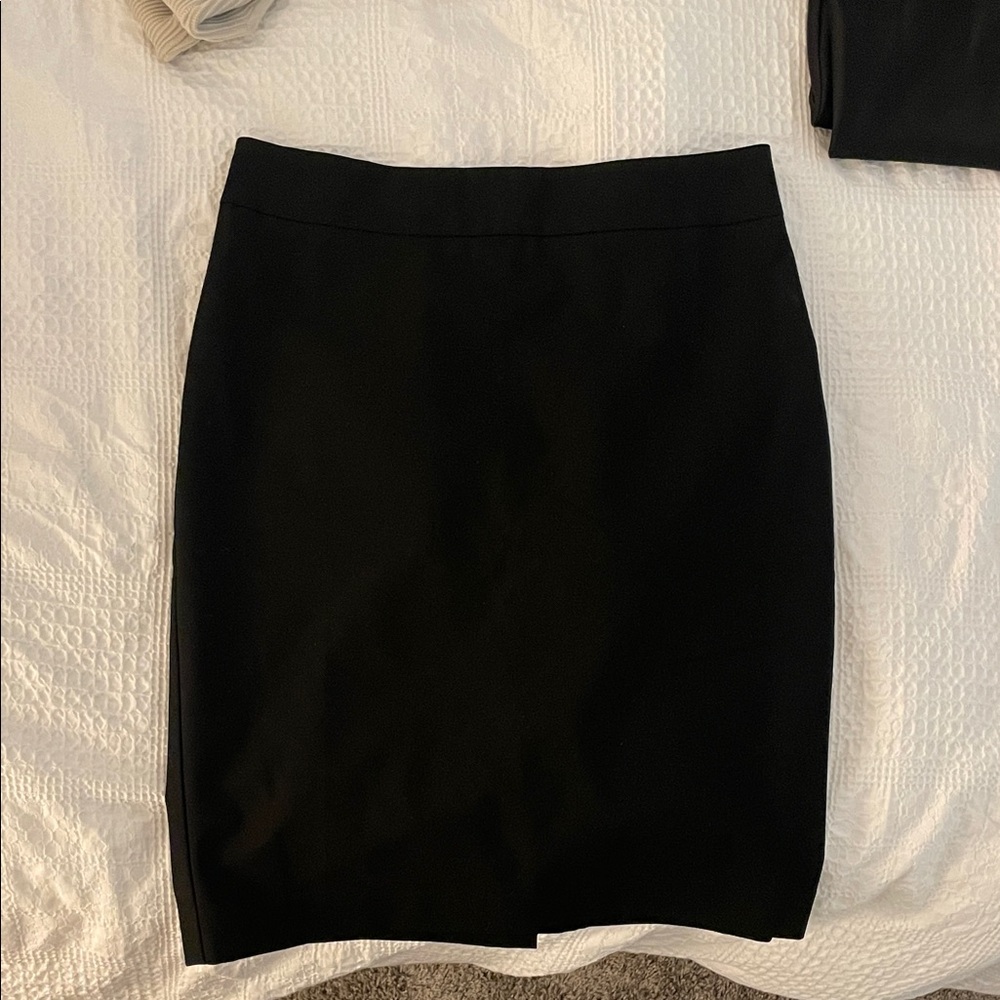 Ann Taylor Classic Black Pencil Skirt